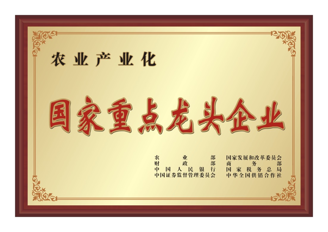 2014年度国家重点龙头企业(图1)